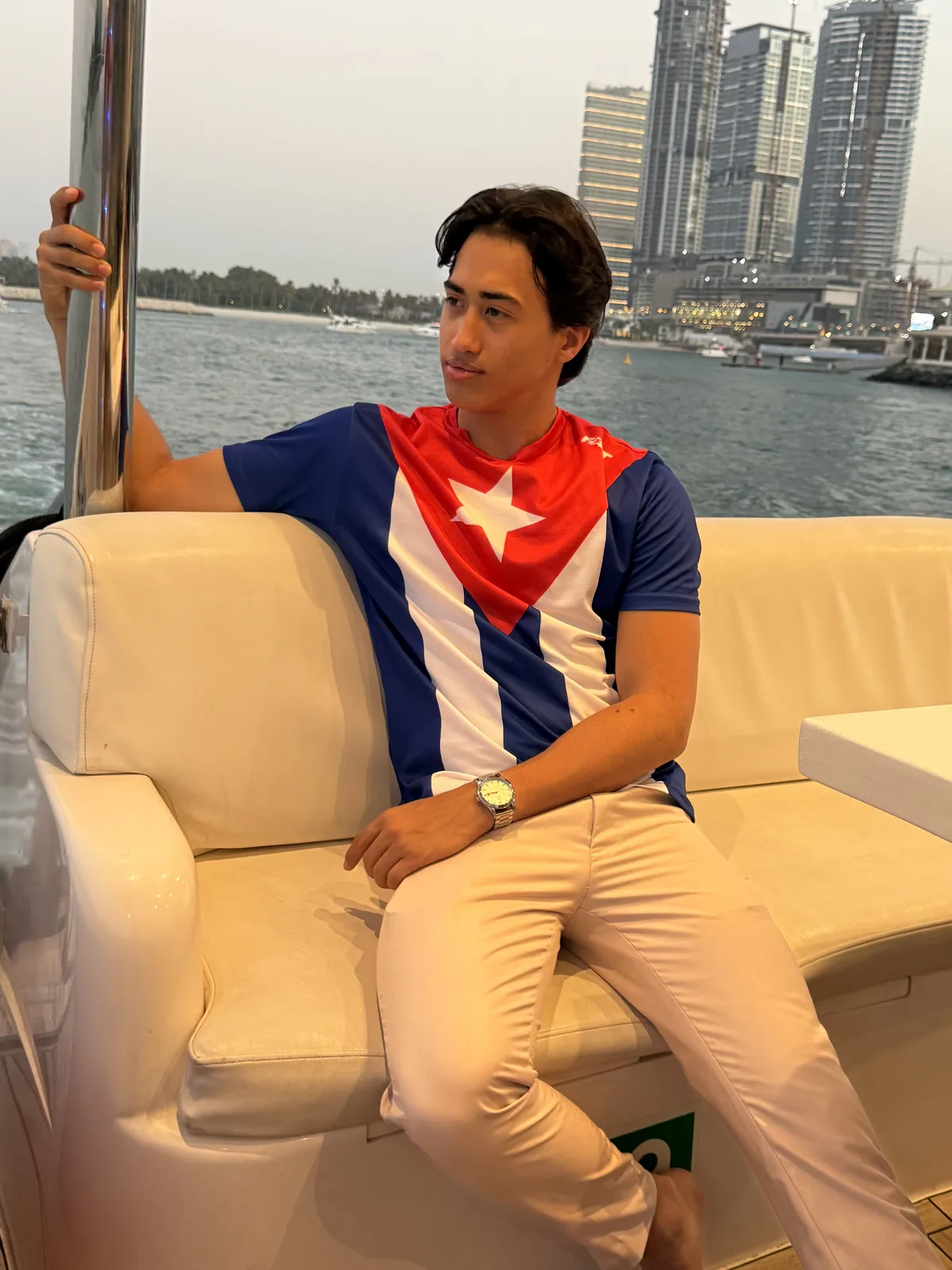 Andry Zamora no Dubai ou Egito